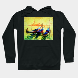 Golden evening in Venice Hoodie